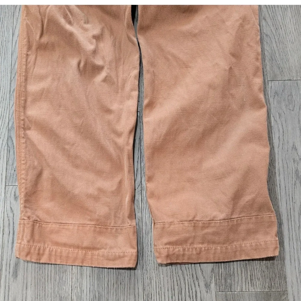 Orvis Canvas Work Pants  Men's 32 Terracotta Tan Cotton Straight Leg RN70534